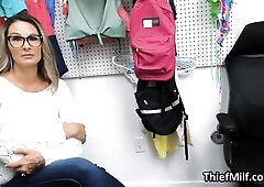 Mandy needs to make a hard choice. Either the guards rod or that babe goes str8 to the jail. Stealing is not tolerated around here and this babe knows