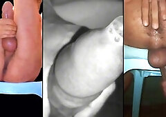A compilation of captivating, secret scenes: bi-curious, nearly-bi, anal masturbation, large corpulent jock, and loads of cumshots.