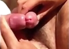 Two men frot together