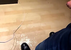 The mud left behind a hasty urinating spree at pals, couldn’t wait till we got home…