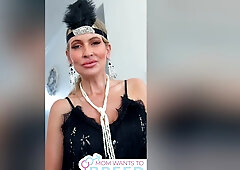 Dirty Milf Gigi Dior Sucks On Stepsons Hard Dick & Drains His Balls Before Her Costume Party