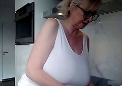 Hard fuck for mature blonde with big boobs