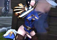 Futanari Alliance Human Captain Ashtinn sucks/ banged by Defias Rogue for Info (dressed)