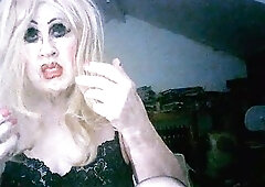 Sarah enjoys a smoke after being banged by a number of boys at a dogging website - some were old, chunky, unattractive, That babe wasn't worried 