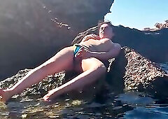 Trans Fucks Guy's Ass In A Secret Cave
