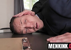 Ethan Sinn go through a gauntlet of sadistic rough sex by Colt Spence