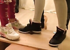 See Knob destruction - trampling on now! - Trample, Trampling, Dong And Ball Anguish Porn 3 gals trample, kick and stomp a guy´s wang on a cockbox