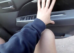 Teenage Wanking Off in Lay-by then Shooting Jizz