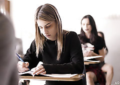 Pretty and charming girl just dreams of some sensual steamy sex for delight