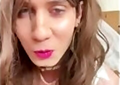 Wedding night of very horny tgirl Anna Rios