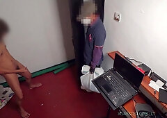 Friendly delivery fellow