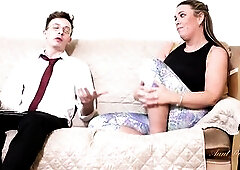 Aunt Judy's XXX - 42yo Natural Breasty mother I'd like to fuck Maisie Lewis Screws the Debt Collector