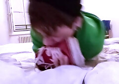 Trucks sk8 high footwear, love, smooch, slurp, nuzzle, passion, ravage, fetish