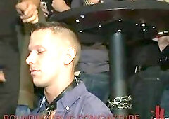 Nasty Guy Gets Ass Stuffed In Gangbang