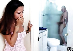 NOOKIES Aged Daddy Screws Teen eighteen - Isabella Jules bangs her stepdad Watch greater amount scenes like this at Nookies and upload all of the porn