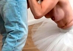Private Dance And Anal Sex With A Mature Ballerina