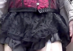 transgender travesti sounding urethral  outdoor underwear 24a2