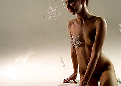 Christmas themed gymnastics by sumptuous donk Svetik