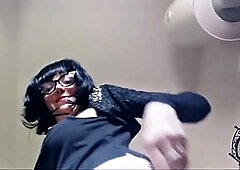 Big-Butted MILF in Panties Spits on Her Filthy Bitch Face
