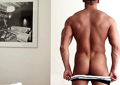 Maskurbate Abs, Pecs and Meaty Cock- Private Showing