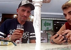 Amateur gay blowjobs featuring straight friends and construction workers