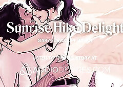 Hawt Voyage Guide Bows U Over at Sunrise – Risky Outdoor Sex & Praise – Porn Erotic Story for Honeys
