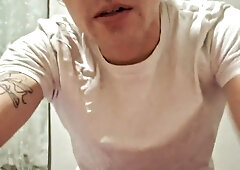 Toying with Vibing Rectal Beads for the First-ever Time (total movie, mighty ejaculation)