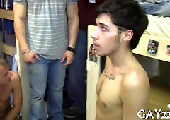 Young dudes get frisky with each other while fudging their way through the game