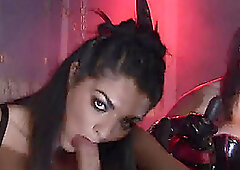 WHORNYFILMS Kinky Twins Dominate And Fuck Big Shaft Slave