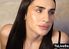 Goddess Latina Trap Loves Sucking Her Dildo Toy