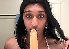 Dildo Deepthroat Training