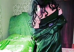 Young sissy shemale beauty dominated in various ways.