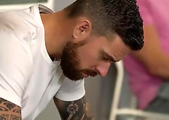 Bromo: Teo Carter having fun with jock Pierce Paris public sex