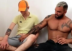 BROMO: Hard slamming among athletic twink Jerome