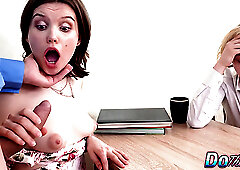 A police official chooses a different kind of penalty for a slut