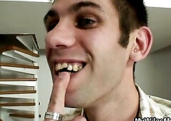 Blond mother in law pleases large-cocked stud