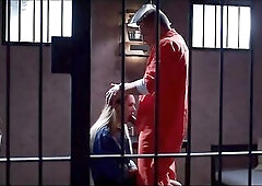 Blond Secretary Facefucked in Prison - Working Angel Freeze Screwed by Stranger