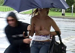 CZECH AMATEUR GIRLS SHARKED ON THE STREETS