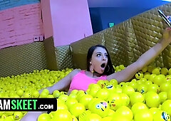 TeamSkeet - Big Assed Latina Babe In Tiny Denim Shorts Gia Derza Twerking On Huge Cock