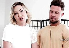 two Massuese Screw Client After Looking At His Insufferable Wife