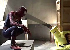 Spiderman Fights Crime And Fucks Bitches