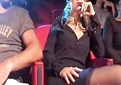 In the Adult Movie Theater