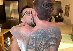 MARCOS GOIANO - PENETRATED BY THE TATTED NEIGHBOR - WOLF DRILLING AND NUTTING INWARDS