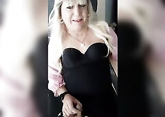 constricted-fitting short babydoll