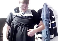 Unboxing and wearing maid outfit (COSPLAY)