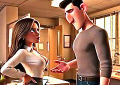 Copy Room Bitch - Excited office cutie gets screwed in the copy room (AI Generated)