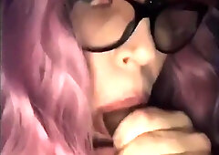 TRANSSEXUAL Tiffany Marie gasps on big black cock and facial cumshot