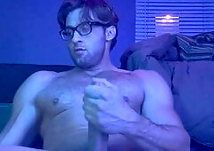 dominant master jerks off in the late hours