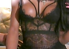 Ebony Tgirl Fucks Black Male