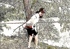 Outside Solo Female Public Nude Park Reactions